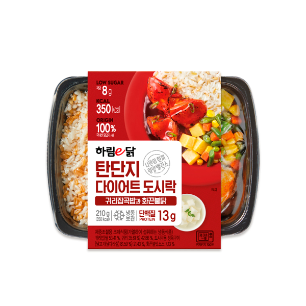 하림이닭 탄단지 다이어트 도시락귀리잡곡밥과 화끈불닭 210g 5팩/10팩/20팩