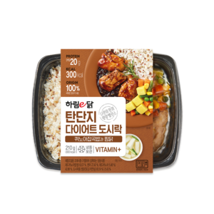 하림이닭 탄단지 다이어트 도시락 퀴노아잡곡밥과 찜닭 210g